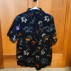 Flower button down